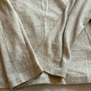 Beige Crew Neck Long Sleeve Top